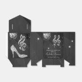 Ballotins Ballotin à billes et talons Disco Noir & Argent (Déplié)