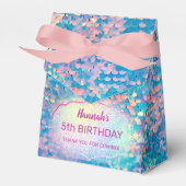 Ballotins ballotin anniversaire de enfant pastel mermaid (Verso)