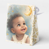 Ballotins Ballotin baby shower avec ruban géométrique et béb (Arrière)