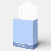 Ballotins Ballotin Baby shower bébé bleu oiseaux (Ouvert)