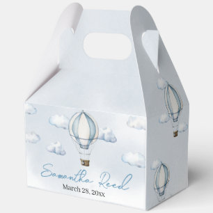 Ballotins Ballotin Baby shower Blue Hot Air
