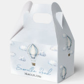Ballotins Ballotin Baby shower Blue Hot Air (Verso)