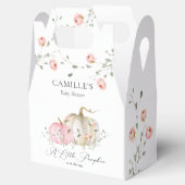 Ballotins Ballotin Baby shower Citrouille rose (Ouvert)