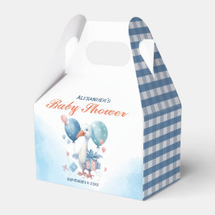 Ballotins Ballotin Baby shower de la cigogne bleue