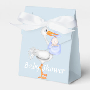 Ballotins Ballotin Baby shower de la cigogne bleue
