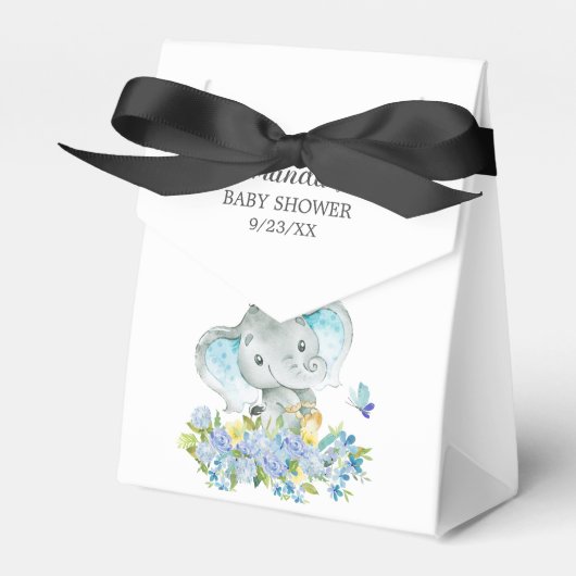 Ballotins Ballotin Baby shower éléphant joyeux (Verso)