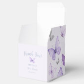 Ballotins Ballotin Baby shower papillon violet (Ouvert)