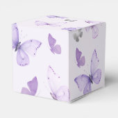 Ballotins Ballotin Baby shower papillon violet (Arrière)