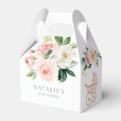 Ballotins Ballotin Baby shower rose floral fille (Arrière)