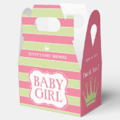 Ballotins Ballotin Baby shower rose vertes (Ouvert)