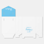 Ballotins Ballotin Baptême de garçon bleu (Déplié)