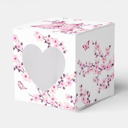 Ballotins Ballotin blanc rose cerisier en fleurs (Verso)