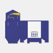 Ballotins Ballotin bleu de la fête de graduation (Déplié)