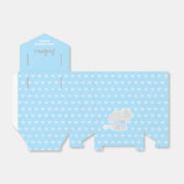 Ballotins Ballotin bleu mignon avec éléphant (Déplié)