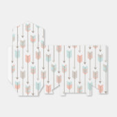 Ballotins Ballotin bleu rose pâle de la flèche tribale (Déplié)