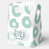 Ballotins Ballotin cadeau Baby shower de Merci de Donut vert (Ouvert)