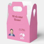 Ballotins Ballotin cadeau de fermeture rose client immobilie (Ouvert)