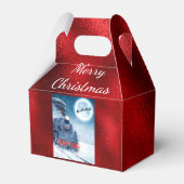 Ballotins Ballotin classique Père Noël Train Red Foil (Verso)