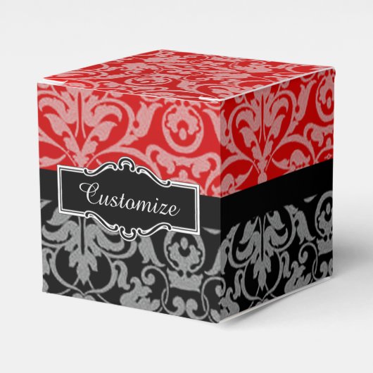 Ballotins Ballotin Damas noir et blanc personnalisé (Verso)