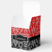 Ballotins Ballotin Damas noir et blanc personnalisé (Ouvert)