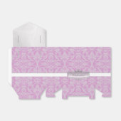 Ballotins Ballotin Damas rose et blanc personnalisé (Déplié)