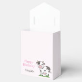 Ballotins Ballotin d'anniversaire avec une jolie vache (Ouvert)