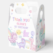 Ballotins Ballotin d'anniversaire de Dinosaur rose (Ouvert)