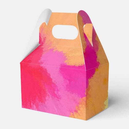 Ballotins Ballotin d'aquarelle rose, orange et jaune (Verso)