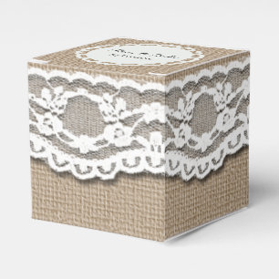 Ballotins Ballotin d'art Burlap et Lace