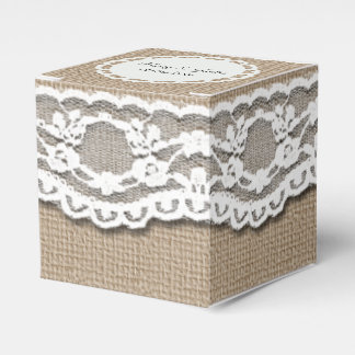Ballotins Ballotin d'art Burlap et Lace