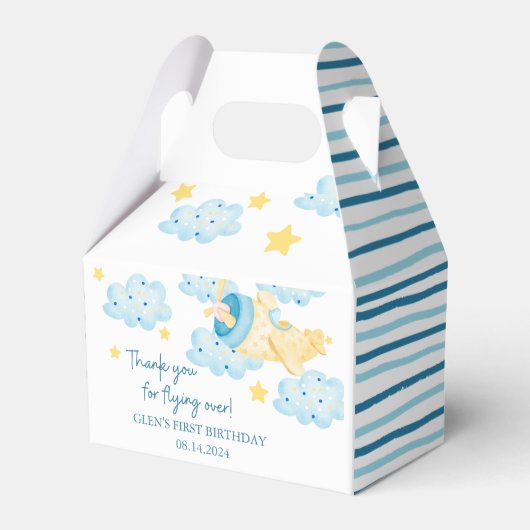 Ballotins Ballotin d'avion jaune vers le haut et vers le bas (Verso)