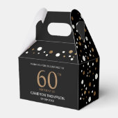 Ballotins Ballotin de 60e anniversaire Black Gold Confetti (Verso)