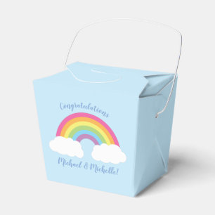 Ballotins Ballotin de Baby shower arc-en-ciel