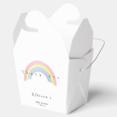 Ballotins Ballotin de baby shower arc-en-ciel doux (Ouvert)