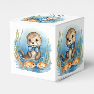 Ballotins Ballotin de Baby shower Baby Otter Boy