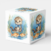 Ballotins Ballotin de Baby shower Baby Otter Boy (Arrière)