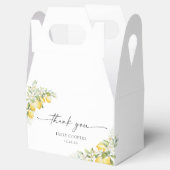 Ballotins Ballotin de Baby shower Citrus citron (Ouvert)