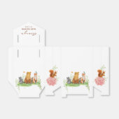 Ballotins Ballotin de Baby shower d'animaux de forêt d'aquar (Déplié)