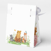 Ballotins Ballotin de Baby shower d'animaux de forêt d'aquar (Arrière)