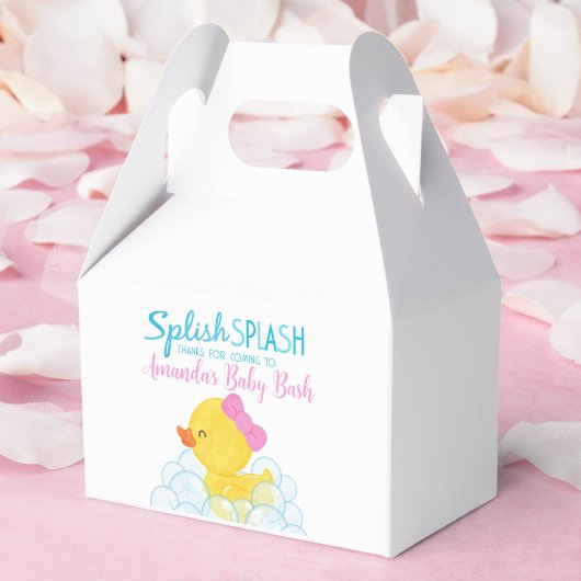 Ballotins Ballotin de Baby shower de canard en caoutchouc