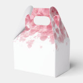 Ballotins Ballotin de baby shower de cigogne rose fille (Arrière)