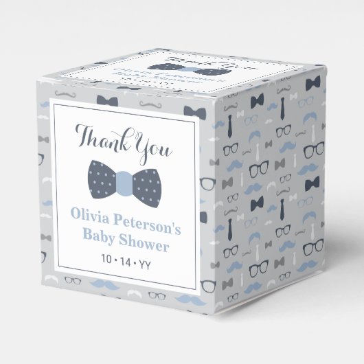 Ballotins Ballotin de Baby shower de Cravate (Verso)