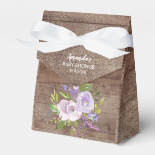 Ballotins Ballotin de Baby shower de fleurs de lavande rusti