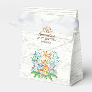 Ballotins Ballotin de Baby shower de la jungle animalière