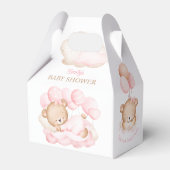Ballotins Ballotin  de Baby shower de l'ours de fille (Verso)