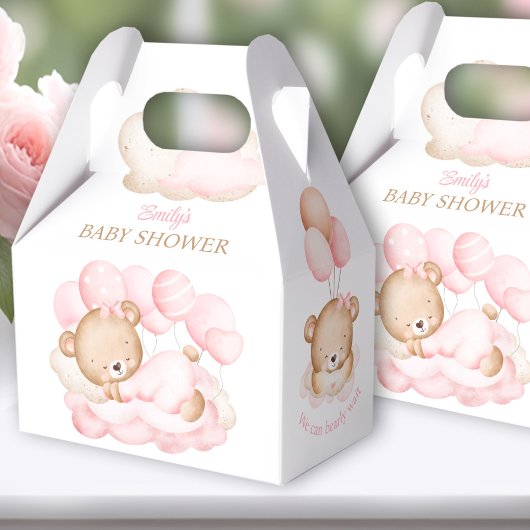 Ballotins Ballotin  de Baby shower de l'ours de fille