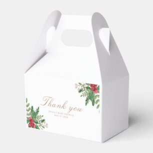 Ballotins Ballotin de Baby shower de robe de bébé rouge