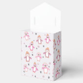 Ballotins Ballotin de Baby shower d'hiver Little Pink Pengui (Ouvert)