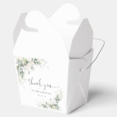 Ballotins Ballotin de Baby shower d'or Eucalyptus (Ouvert)