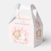 Ballotins Ballotin de Baby shower d'ours rose fille (Verso)